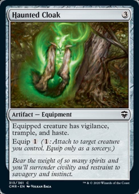 Haunted Cloak (Commander Legends) Near Mint - Nick Nack's Full Frontal Attack