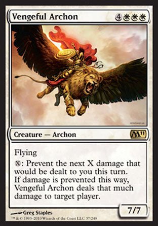 Vengeful Archon (Magic 2011 Core Set) Near Mint - Nick Nack's Full Frontal Attack