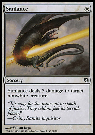 Sunlance (Duel Decks: Elspeth vs Tezzeret) Near Mint