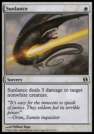 Sunlance (Duel Decks: Elspeth vs Tezzeret) Near Mint - Nick Nack's Full Frontal Attack
