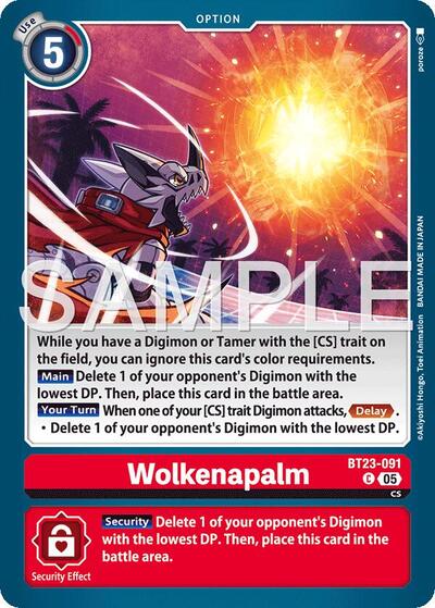 Wolkenapalm (Hackers' Slumber) Near Mint - Nick Nack's Full Frontal Attack