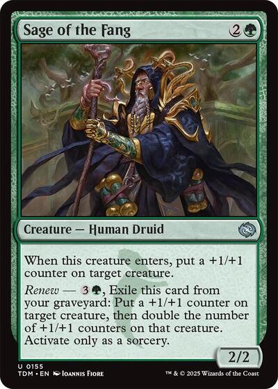 Sage of the Fang (Tarkir: Dragonstorm) Near Mint - Nick Nack's Full Frontal Attack