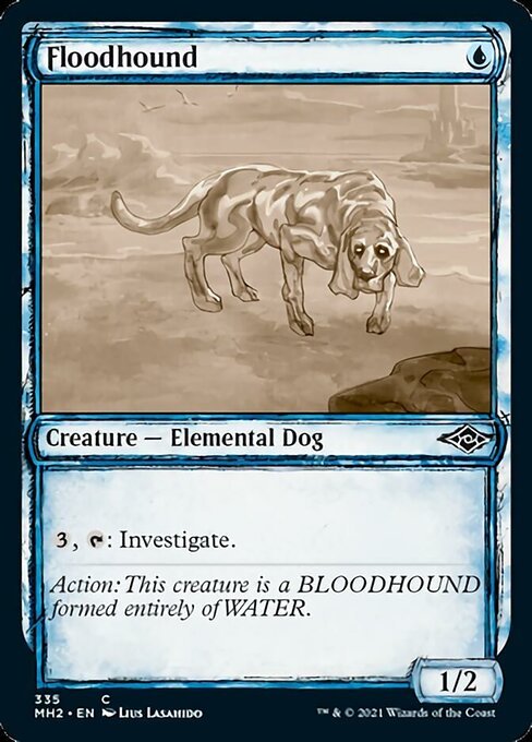 Floodhound (Showcase) (Modern Horizons 2) Near Mint - Nick Nack's Full Frontal Attack