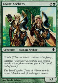 Court Archers (Shards of Alara) Light Play - Nick Nack's Full Frontal Attack
