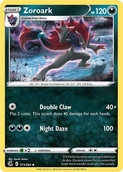Zoroark (SWSH08: Fusion Strike) Near Mint