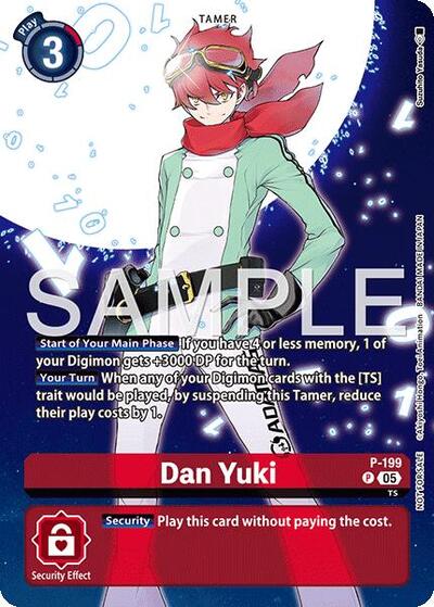 Dan Yuki (Digimon Story: Time Stranger Promo Pack) (Digimon Promotion Cards) Near Mint Foil - Nick Nack's Full Frontal Attack