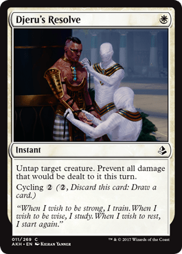 Djeru's Resolve (Amonkhet) Near Mint - Nick Nack's Full Frontal Attack