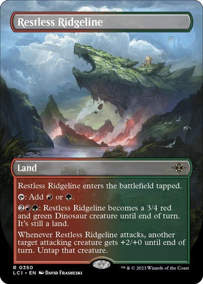 Restless Ridgeline (Borderless) (The Lost Caverns of Ixalan) Near Mint - Nick Nack's Full Frontal Attack