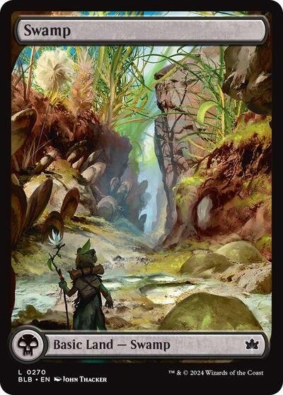 Swamp (0270) (Bloomburrow) Near Mint - Nick Nack's Full Frontal Attack