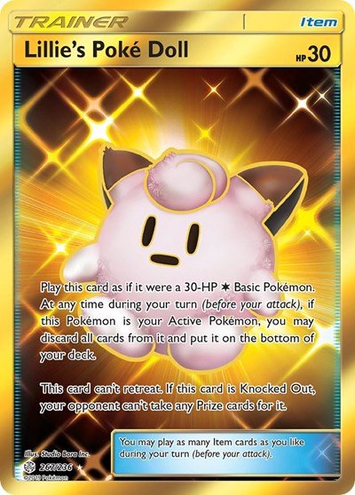 Lillie's Poke Doll (Secret) (SM - Cosmic Eclipse) Near Mint Holofoil - Nick Nack's Full Frontal Attack