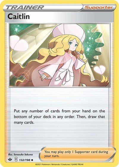Caitlin (SWSH06: Chilling Reign) Near Mint - Nick Nack's Full Frontal Attack