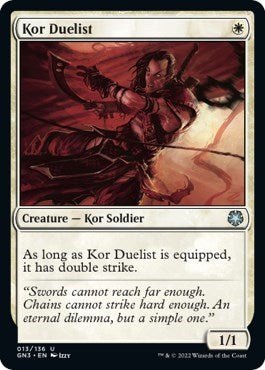 Kor Duelist (Magic Game Night: Free - For - All) Near Mint - Nick Nack's Full Frontal Attack