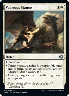 Valorous Stance (Magic Game Night: Free - For - All) Near Mint - Nick Nack's Full Frontal Attack