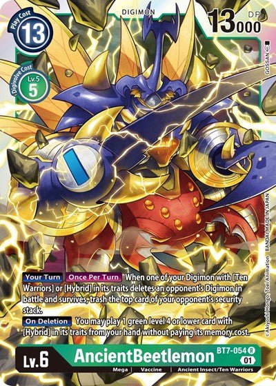 AncientBeetlemon (The Next Adventure) Near Mint Foil - Nick Nack's Full Frontal Attack