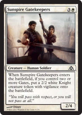 Sunspire Gatekeepers (Dragon's Maze) Near Mint