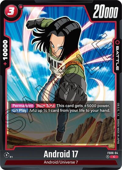 Android 17 (Starter Deck 6: Son Goku (Mini)) Near Mint - Nick Nack's Full Frontal Attack