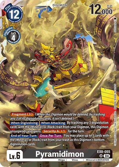 Pyramidimon (Chain of Liberation) Near Mint Foil - Nick Nack's Full Frontal Attack