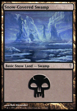 Snow-Covered Swamp (Coldsnap) Light Play - Nick Nack's Full Frontal Attack