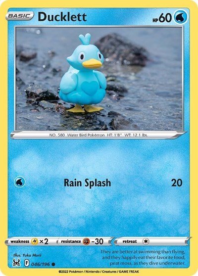 Ducklett (SWSH11: Lost Origin) Near Mint - Nick Nack's Full Frontal Attack