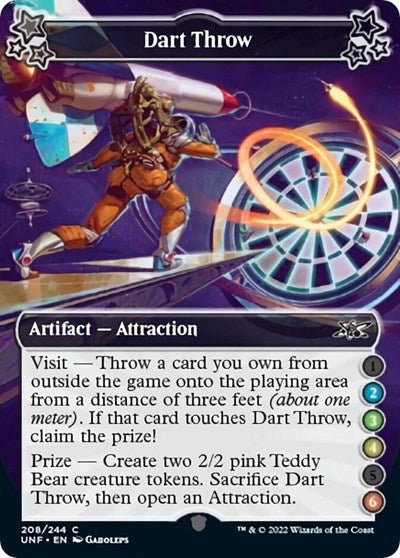 Dart Throw (2-3-4-6) (Unfinity) Near Mint - Nick Nack's Full Frontal Attack