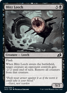 Blitz Leech (Ikoria: Lair of Behemoths) Near Mint - Nick Nack's Full Frontal Attack