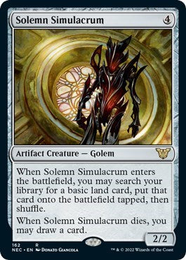 Solemn Simulacrum (Commander: Kamigawa: Neon Dynasty) Near Mint