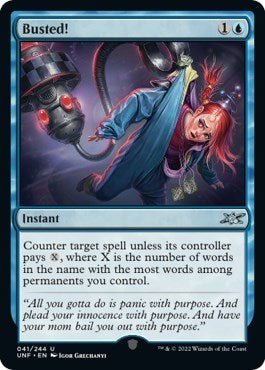 Busted! (Unfinity) Near Mint - Nick Nack's Full Frontal Attack