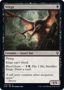 Stirge (Commander Legends: Battle for Baldur's Gate) Near Mint - Nick Nack's Full Frontal Attack