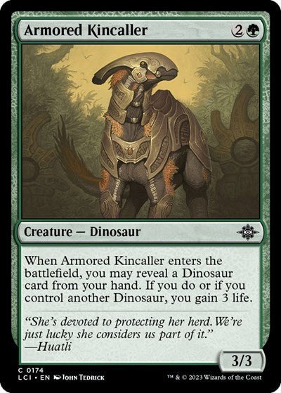 Armored Kincaller (The Lost Caverns of Ixalan) Near Mint - Nick Nack's Full Frontal Attack