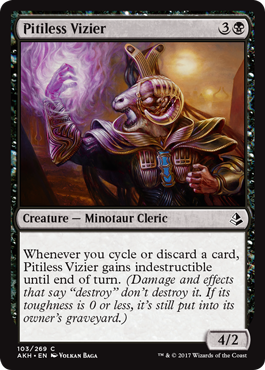 Pitiless Vizier (Amonkhet) Near Mint