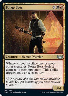 Forge Boss (Streets of New Capenna) Near Mint - Nick Nack's Full Frontal Attack