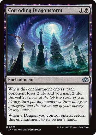 Corroding Dragonstorm (Tarkir: Dragonstorm) Near Mint - Nick Nack's Full Frontal Attack