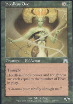 Heedless One (Onslaught) Medium Play - Nick Nack's Full Frontal Attack