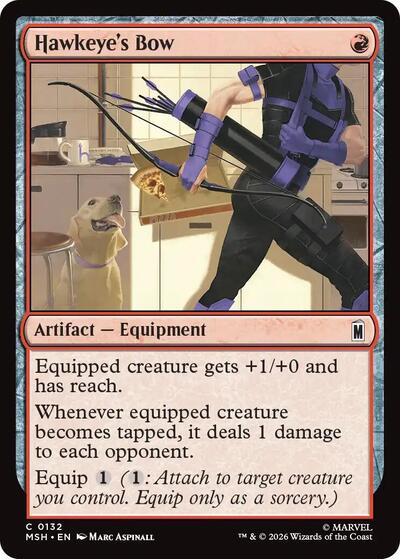 Hawkeye's Bow (Marvel Super Heroes) Near Mint - Nick Nack's Full Frontal Attack