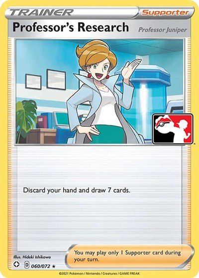 Professor's Research (Professor Juniper) (Prize Pack Series Cards) Near Mint Holofoil - Nick Nack's Full Frontal Attack