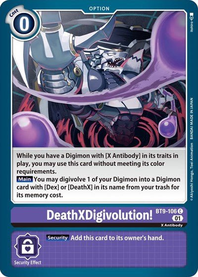 DeathXDigivolution! (X Record) Near Mint - Nick Nack's Full Frontal Attack