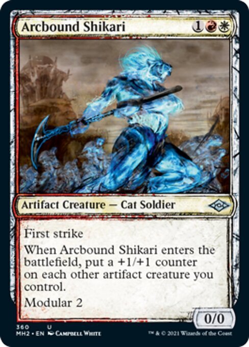 Arcbound Shikari (Showcase) (Modern Horizons 2) Light Play Foil - Nick Nack's Full Frontal Attack