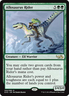 Allosaurus Rider (Duel Decks Anthology: Elves vs Goblins) Near Mint - Nick Nack's Full Frontal Attack