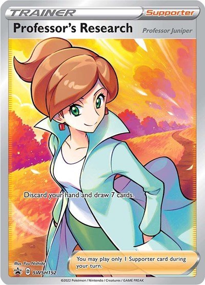 Professor's Research - SWSH152 (SWSH: Sword & Shield Promo Cards) Near Mint Holofoil - Nick Nack's Full Frontal Attack
