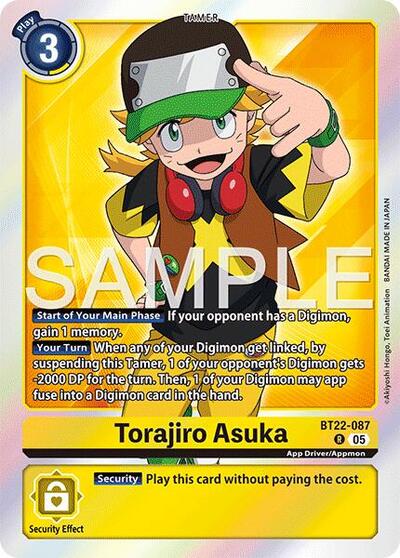 Torajiro Asuka (Cyber Eden) Near Mint Foil - Nick Nack's Full Frontal Attack