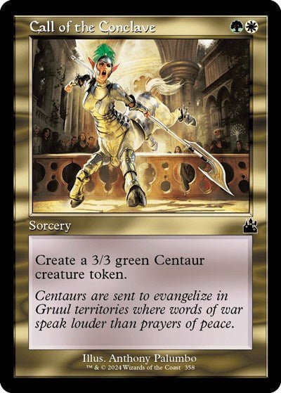 Call of the Conclave (Retro Frame) (Ravnica Remastered) Near Mint - Nick Nack's Full Frontal Attack