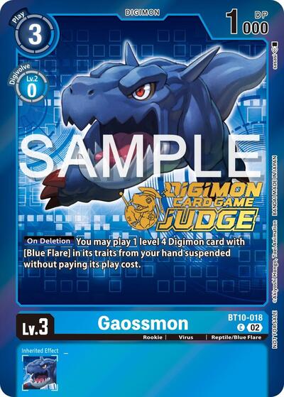 Gaossmon (Judge Pack 5) (Xros Encounter) Near Mint Foil