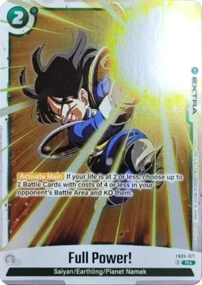 Full Power! (Tournament Pack 06) (Tournament and Championship Promos) Near Mint Holofoil - Nick Nack's Full Frontal Attack