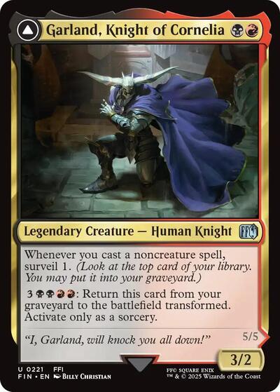 Garland, Knight of Cornelia / Chaos, the Endless (Universes Beyond: FINAL FANTASY) Near Mint - Nick Nack's Full Frontal Attack