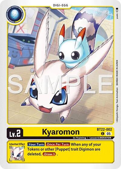 Kyaromon (Cyber Eden) Near Mint - Nick Nack's Full Frontal Attack