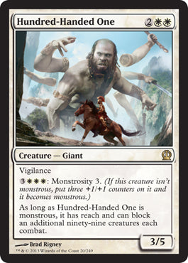 Hundred-Handed One (Theros) Near Mint Foil
