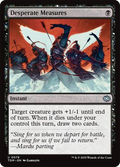 Desperate Measures (Tarkir: Dragonstorm) Near Mint - Nick Nack's Full Frontal Attack