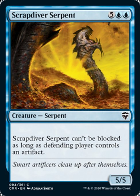 Scrapdiver Serpent (Commander Legends) Near Mint - Nick Nack's Full Frontal Attack