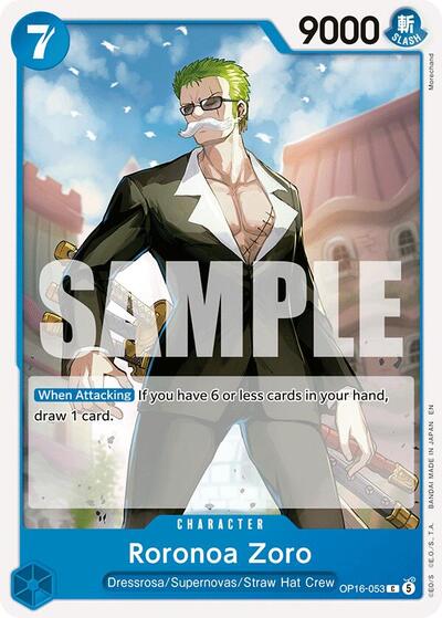 Roronoa Zoro (053) (The Time of Battle) Near Mint