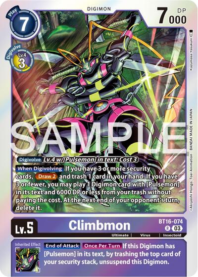 Climbmon (Beginning Observer) Near Mint Foil - Nick Nack's Full Frontal Attack
